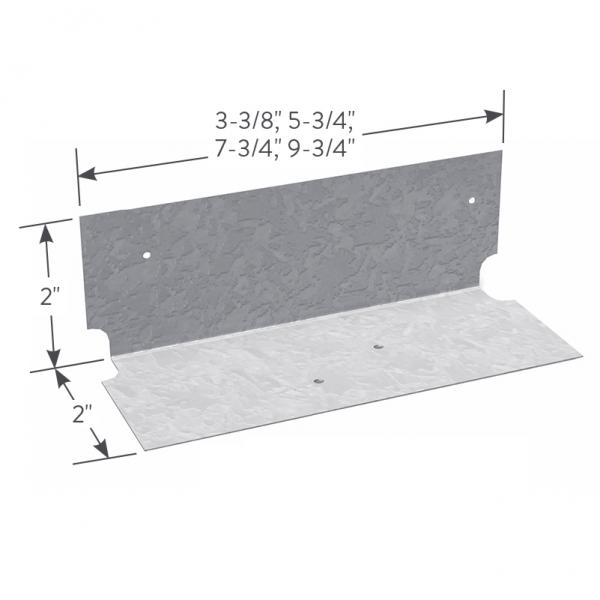 EasyClip X Series Clip Angle 2"x2"x5 3/4" 16GA