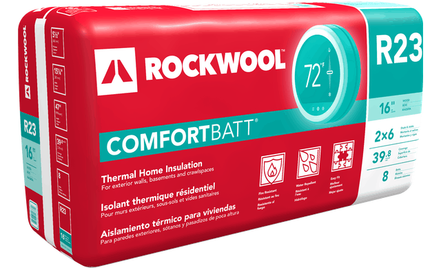 Rockwool/Roxul ComfortBatt R23 5.5"x15.25"x47"