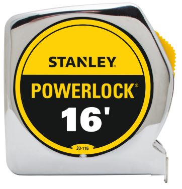 Stanley PowerLock Tape Measure 16'