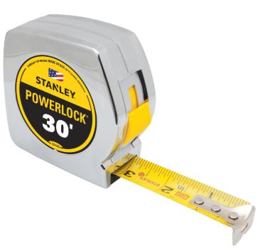 Stanley PowerLock Tape Measure 30'