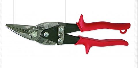 Wiss Left Cut Compound Snips Red