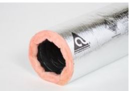 Insulated 4" Gray Flex Hose R4.2