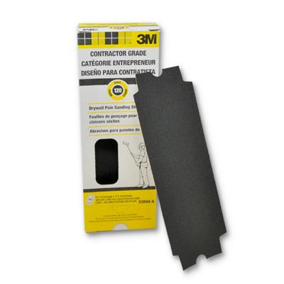 3M Die Cut Sandpaper 100 Grit 4 3/16"x11"