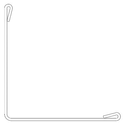 Armstrong Hemmed Wall Ang 15/16"x15/16" 12' White