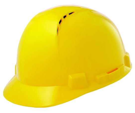 Briggs Short Brim Hard Hat Vented (Yellow)