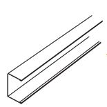 Armstrong C Molding 1-15/16"X10' White