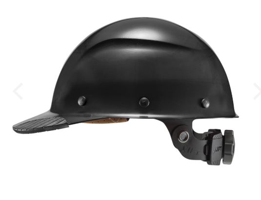 DAX Fiber Resin Cap Brim Hard Hat (Matte Black)