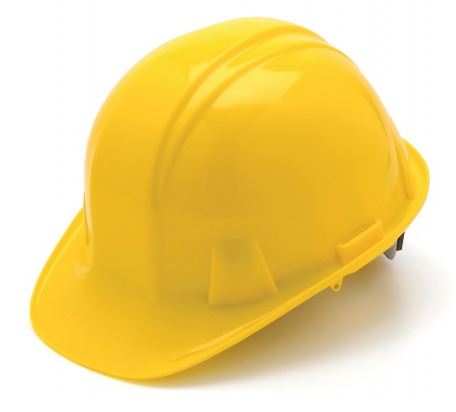 Hard Hat Ratchet Safety Yellow