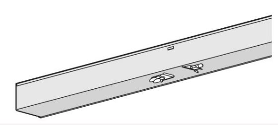 Armstrong Drywall Grid 1 1/2"x12' Locking Angle
