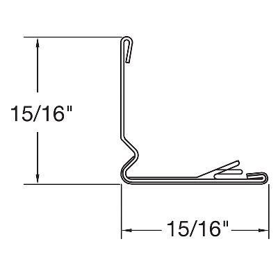 Armstrong Extruded Aluminum Wall Angle 15/16"x 12'