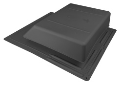 Plastic 8" Black Roof Vent