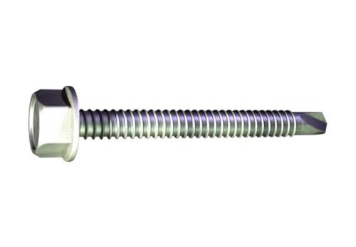 8-18x1/2" Hex Washer Head Drill Point Zinc 500/CT