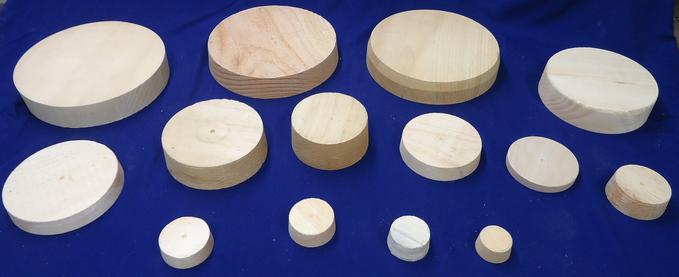 Wood Plugs 2 9/16" 250/Box (Disc)