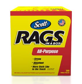 Box of Rags 200 Pack