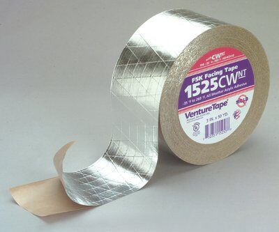 Venture Tape FSK Foil Tape 3"x150' 72mm Reinforced