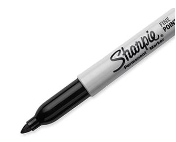 Sharpie Fine Point Marker Black 2 Pack