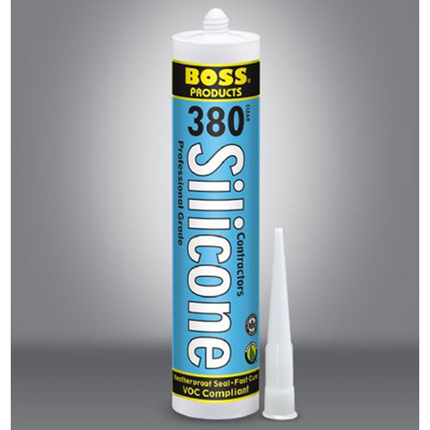 Boss 380 Silicone Sealant White 10oz.