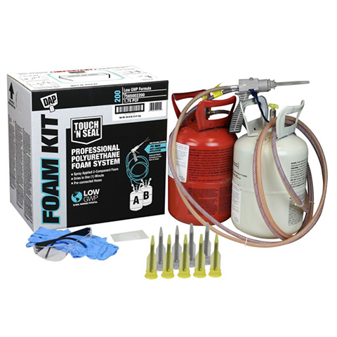 DAP Touch 'n Seal Foam Kit 200, 1.75 PCF, Low GWP