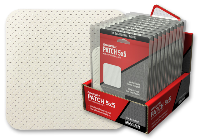 Grabber Drywall Repair Patch Pack 5" x 5"