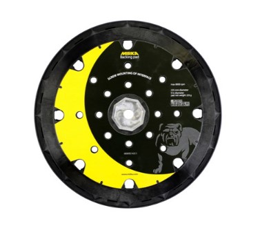 Mirka®Backing Pad 225mm 25H Grip + 8 screws