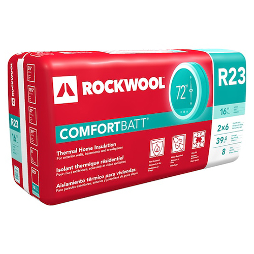 Rockwool/Roxul ComfortBatt R23 5.5"x15.25"x47"