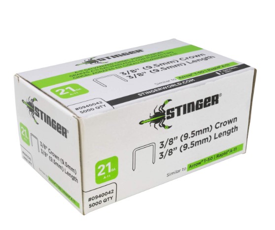 Spotnails Stinger 3/8" Felt Staple T-50 5M/Box